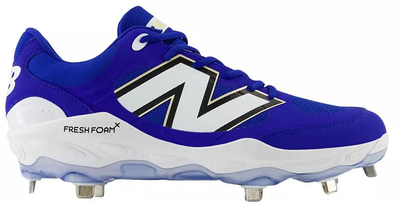 Мужские металлические бейсбольные бутсы New Balance Fresh Foam X 3000 V7, цвет Royal/White
Мужские металлические бейсбольные бутсы New Balance Fresh Foam X 3000 V7, цвет Royal/White