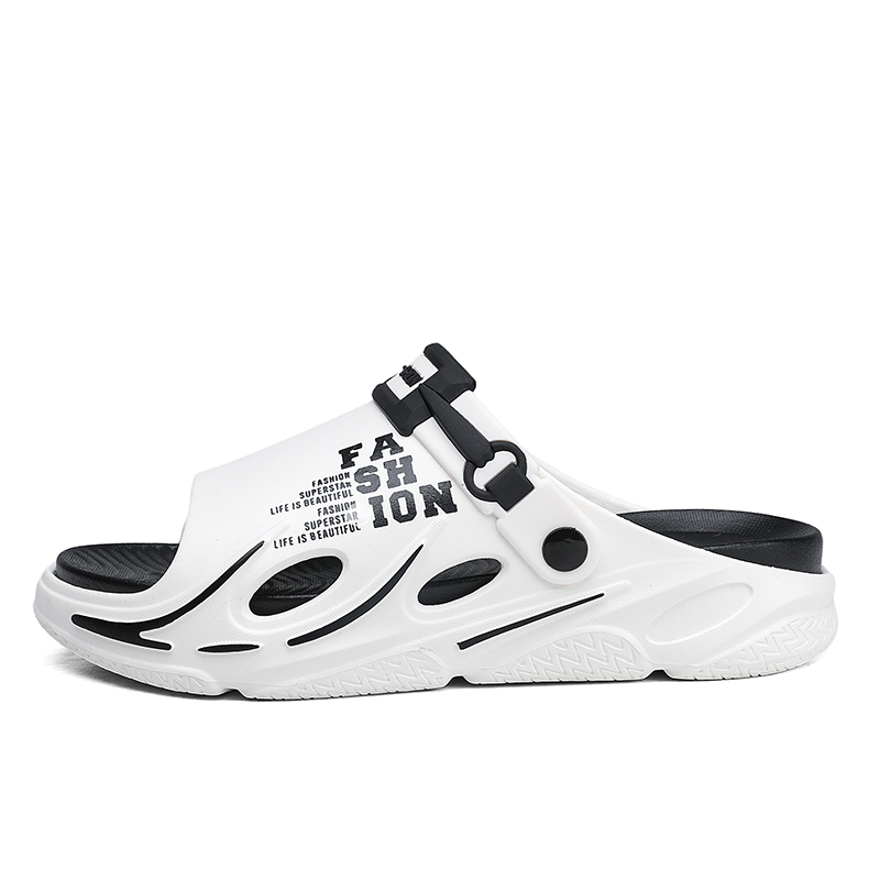 NANJIREN Пляжные сандалии мужские бело-черные, цвет White Black
NANJIREN Пляжные сандалии мужские бело-черные, цвет White Black