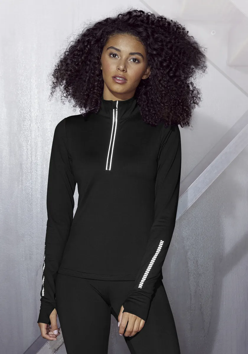 Беговая рубашка LASCANA ACTIVE, термобелье, со светоотражающими деталями, черный
Беговая рубашка LASCANA ACTIVE, термобелье, со светоотражающими деталями, черный