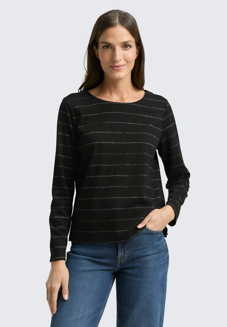 Топ TOM TAILOR Long sleeved top, Black Stripe With Lurex/Black
Топ TOM TAILOR Long sleeved top, Black Stripe With Lurex/Black