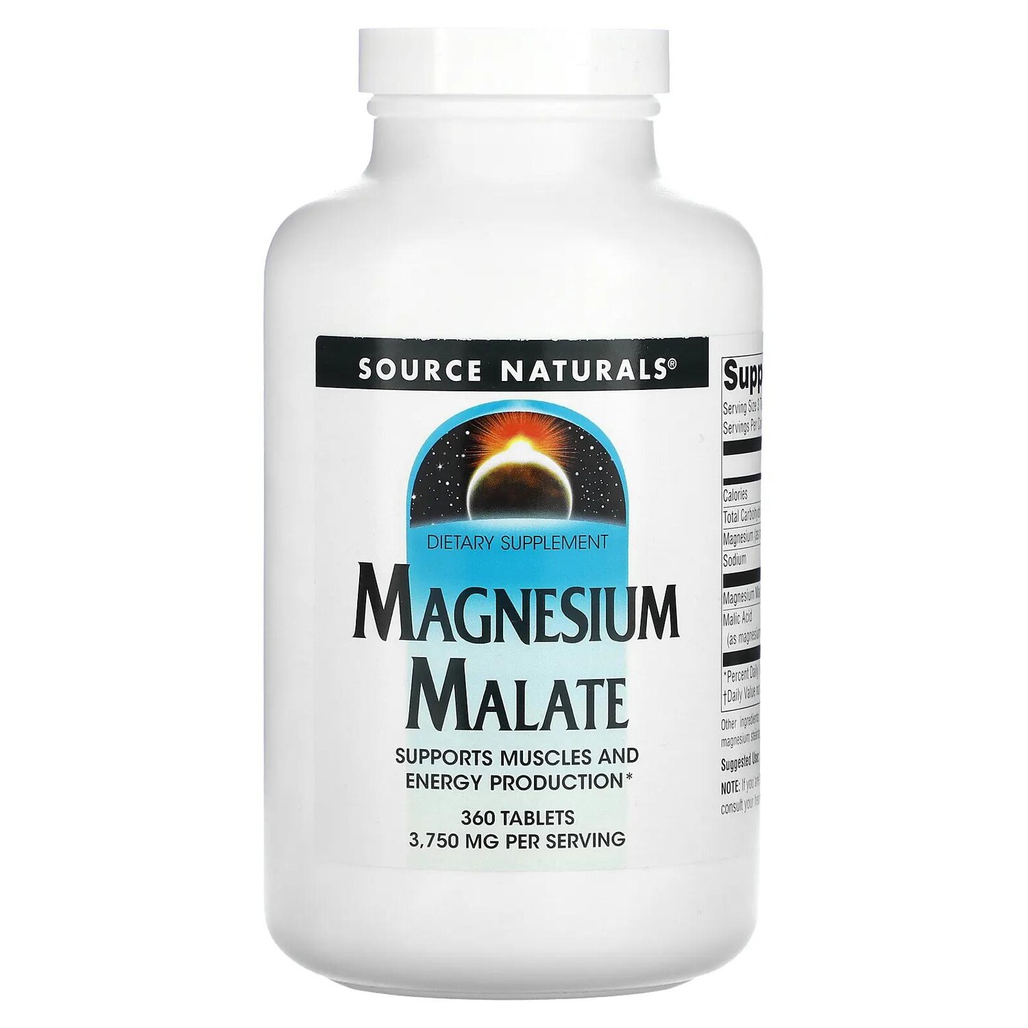 Source Naturals Яблочнокислый магний 1,250 мг 360 таблеток
Source Naturals Яблочнокислый магний 1,250 мг 360 таблеток