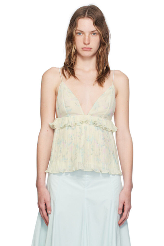 Белая цветочная кофточка GANNI
Белая цветочная кофточка GANNI