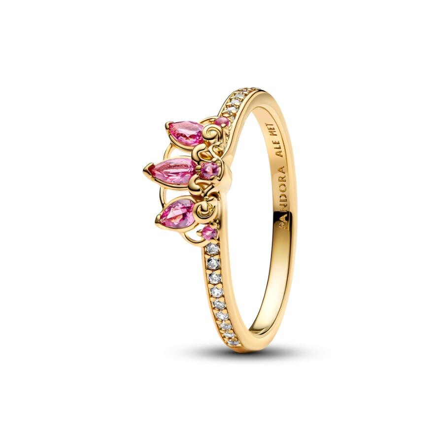 Кольцо Pandora Disney Princess Rapunzel Tiara Ring, покрытие - золото
Кольцо Pandora Disney Princess Rapunzel Tiara Ring, покрытие - золото