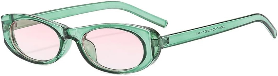 Солнцезащитные очки с защитой UV400 | Овальные, черные, в стиле панк, маленькие | для женщин и мужчин, для занятий спортом на открытом воздухе и вождения DSVIGF, Green Pink
Солнцезащитные очки с защитой UV400 | Овальные, черные, в стиле панк, маленькие | для женщин и мужчин, для занятий спортом на открытом воздухе и вождения DSVIGF, Green Pink