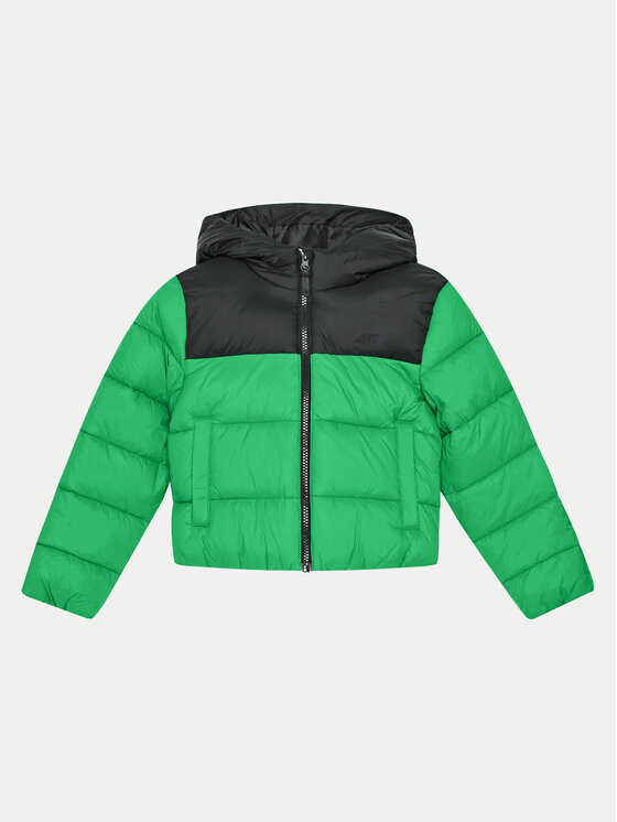 Пуховик стандартного кроя 4F, зеленый
Пуховик стандартного кроя 4F, зеленый