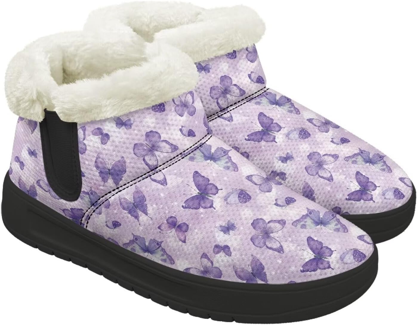 Зимние Ботинки Forchrinse для Женщин и Мужчин, Модные Меховые Ботильоны с Меховой Подкладкой, Butterfly Printed
Зимние Ботинки Forchrinse для Женщин и Мужчин, Модные Меховые Ботильоны с Меховой Подкладкой, Butterfly Printed