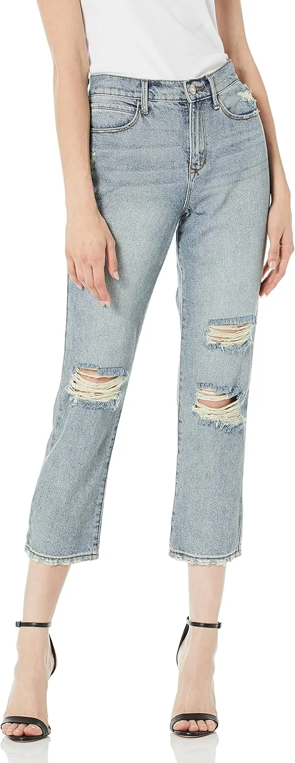 Skinnygirl Women's High Rise Straight Leg Crop Denim
Skinnygirl Women's High Rise Straight Leg Crop Denim