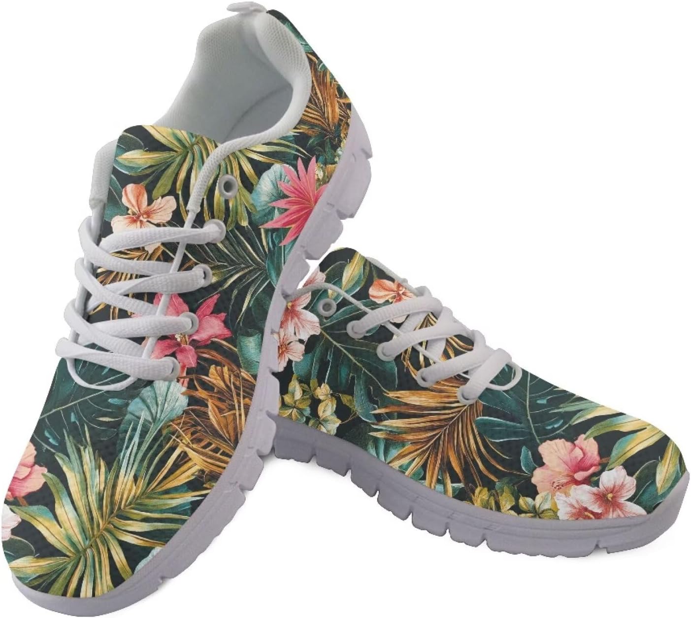 Кроссовки GIFTPUZZ с дышащей сеткой для взрослых - легкая межподошва EVA с противоскользящей подошвой, для занятий в спортзале и путешествий, Hawaiian Flower
Кроссовки GIFTPUZZ с дышащей сеткой для взрослых - легкая межподошва EVA с противоскользящей подошвой, для занятий в спортзале и путешествий, Hawaiian Flower