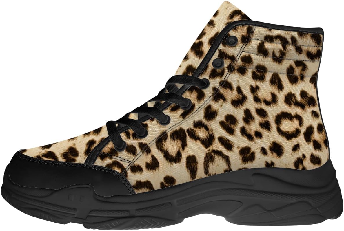 Кроссовки на высокой платформе с леопардовым принтом для женщин, шнурованные текстильные кроссовки на платформе, подарки для нее и для него Generic, черный
Кроссовки на высокой платформе с леопардовым принтом для женщин, шнурованные текстильные кроссовки на платформе, подарки для нее и для него Generic, черный