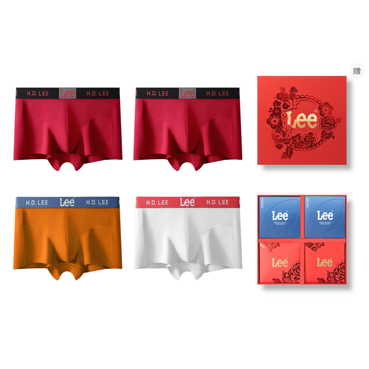 Подарочный набор мужского белья 4 шт Lee, 4 Pack (красный+красный+оранжевый+белый)
Подарочный набор мужского белья 4 шт Lee, 4 Pack (красный+красный+оранжевый+белый)