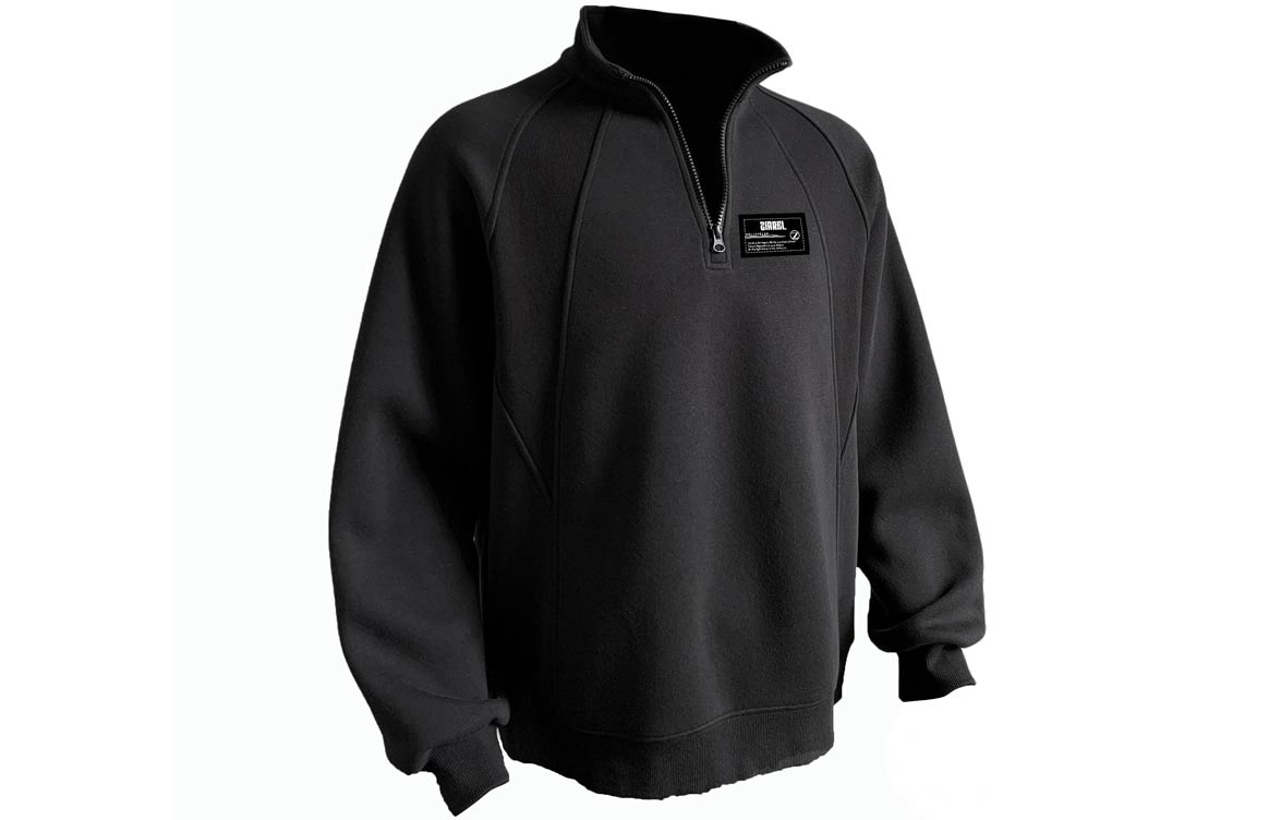 Свитшот Unisex Stand Collar Moderate Heavyweight ZIAREL, черный with removable logo
Свитшот Unisex Stand Collar Moderate Heavyweight ZIAREL, черный with removable logo