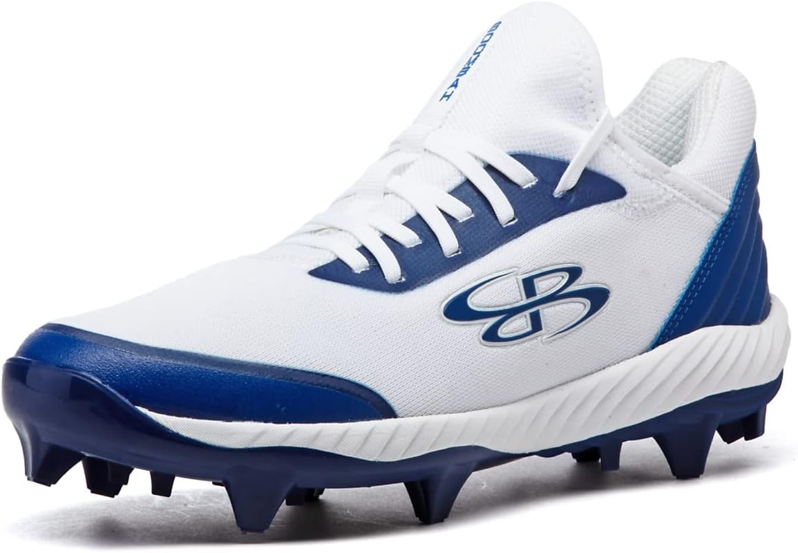 Мужские бутсы Boombah Raptor с формованными шипами - несколько вариантов цвета - разные размеры, белый/синий
Мужские бутсы Boombah Raptor с формованными шипами - несколько вариантов цвета - разные размеры, белый/синий