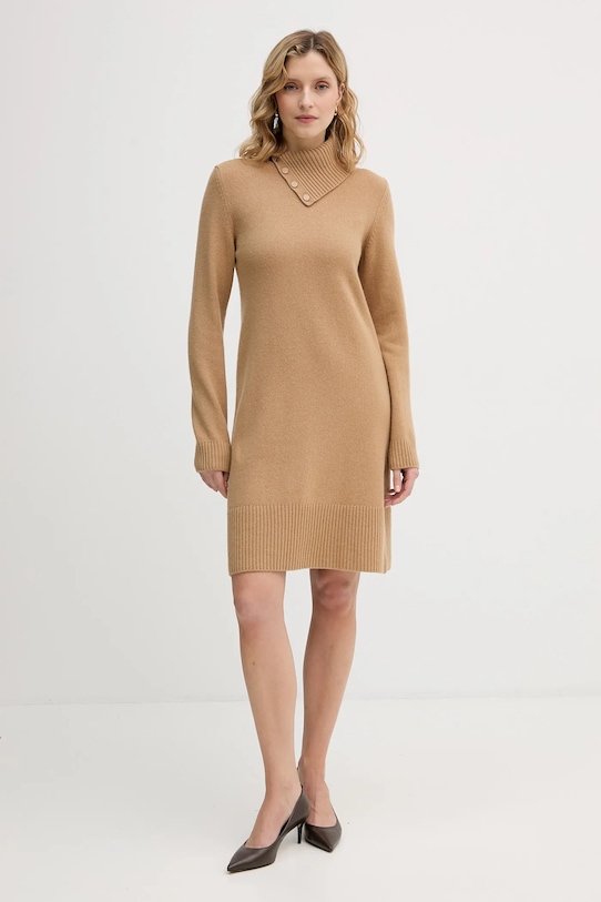 Платье из шерсти United Colors of Benetton, коричневый
Платье из шерсти United Colors of Benetton, коричневый