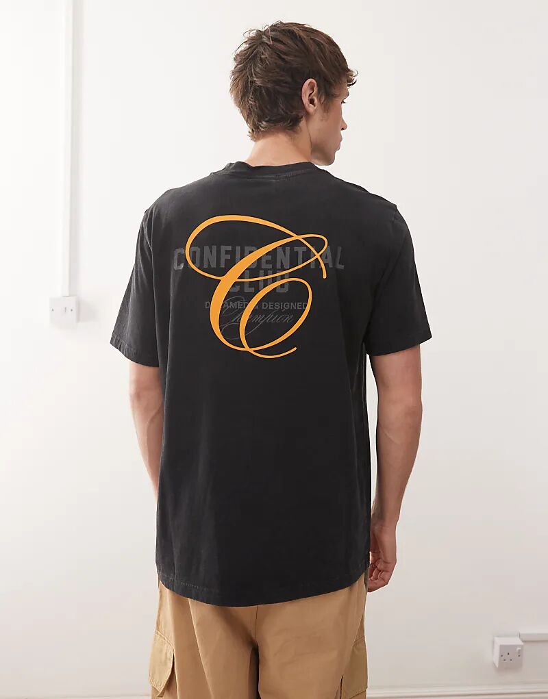 Футболка Champion с круглым вырезом и графическим принтом на спине, черная
Футболка Champion с круглым вырезом и графическим принтом на спине, черная