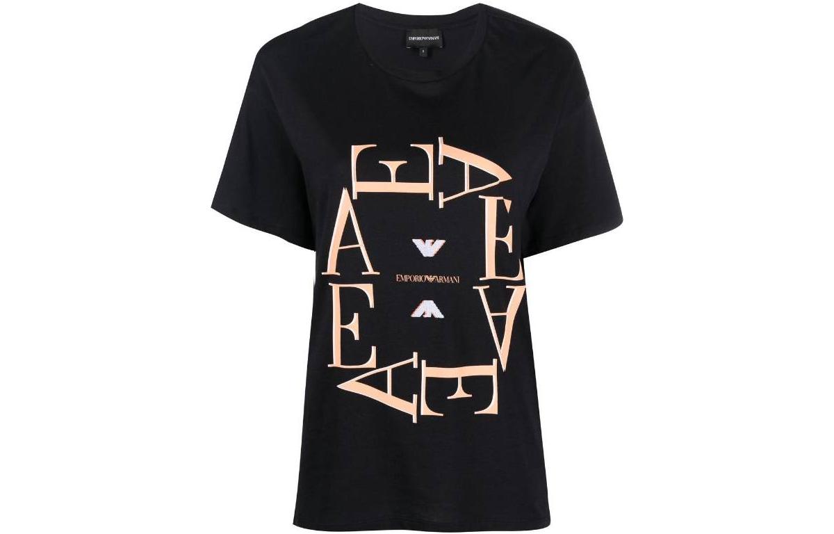EMPORIO ARMANI Футболка женская черная
EMPORIO ARMANI Футболка женская черная