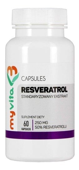 MyVita, Добавка Ресвератрол 50%, 60 капсул
MyVita, Добавка Ресвератрол 50%, 60 капсул
