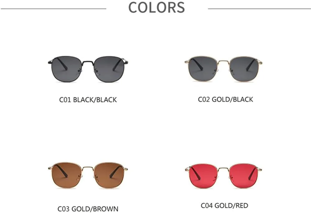 Винтажные солнцезащитные очки для женщин и мужчин, металлическая оправа, зеркальные, ретро, женские, с защитой от УФ-излучения UV400 SZVVBKK, Gold Gray
Винтажные солнцезащитные очки для женщин и мужчин, металлическая оправа, зеркальные, ретро, женские, с защитой от УФ-излучения UV400 SZVVBKK, Gold Gray