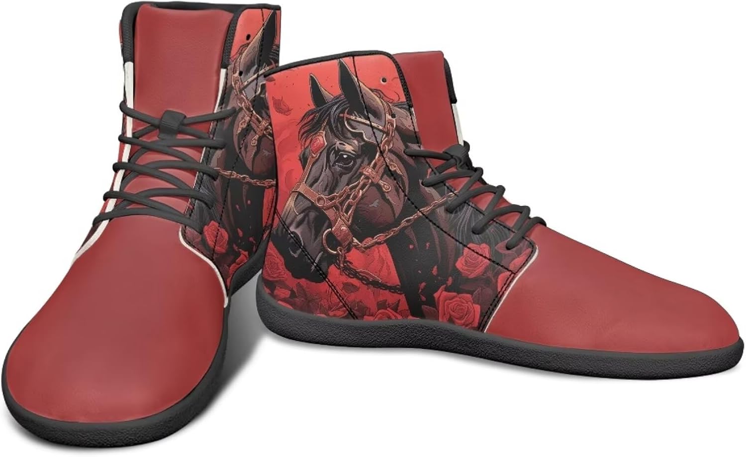 Мужские кроссовки с высокой посадкой и рисунком животных без подошвы с нулевым перепадом, с резиновой подошвой для бега, походов и путешествий Watdotory, красный
Мужские кроссовки с высокой посадкой и рисунком животных без подошвы с нулевым перепадом, с резиновой подошвой для бега, походов и путешествий Watdotory, красный