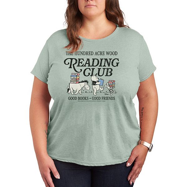 Футболка с принтом Winnie the Pooh The Hundred Acre Wood Reading Club, Plus size Disney, Heather Sea Foam
Футболка с принтом Winnie the Pooh The Hundred Acre Wood Reading Club, Plus size Disney, Heather Sea Foam