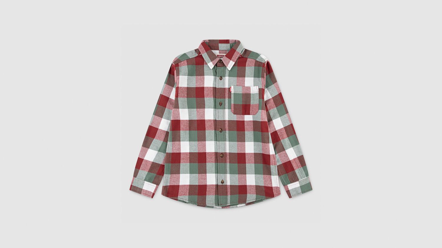 Рубашка фланелевая в клетку Buffalo Check для мальчиков, 4–6 шт. Levi's, Red Pear - Red
Рубашка фланелевая в клетку Buffalo Check для мальчиков, 4–6 шт. Levi's, Red Pear - Red