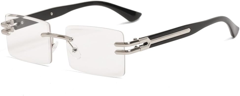 Винтажные прямоугольные солнцезащитные очки для мужчин, стильные без оправы, линзы цвета океана, модные очки с защитой от УФ-излучения UV400 для женщин LVTFCO, Silver-transparent
Винтажные прямоугольные солнцезащитные очки для мужчин, стильные без оправы, линзы цвета океана, модные очки с защитой от УФ-излучения UV400 для женщин LVTFCO, Silver-transparent