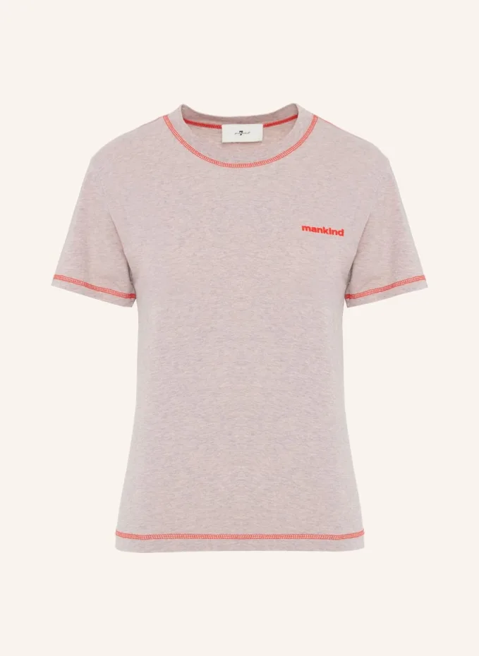 Манкинд футболка 7 For All Mankind, розовый 
Манкинд футболка 7 For All Mankind, розовый