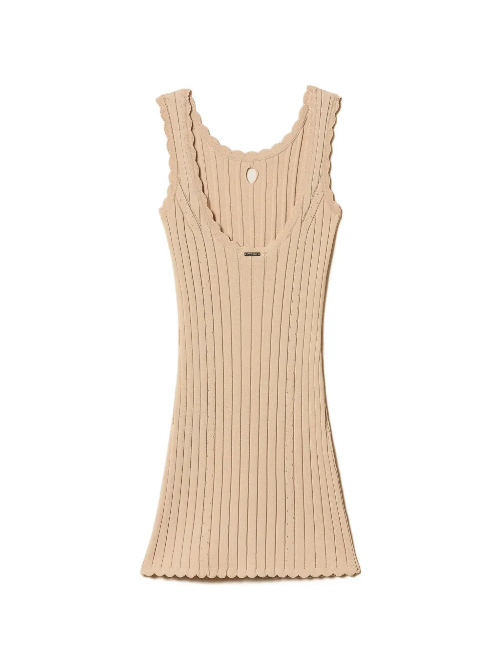 Короткое платье в рубчик Twinset Kids, бежевый
Короткое платье в рубчик Twinset Kids, бежевый