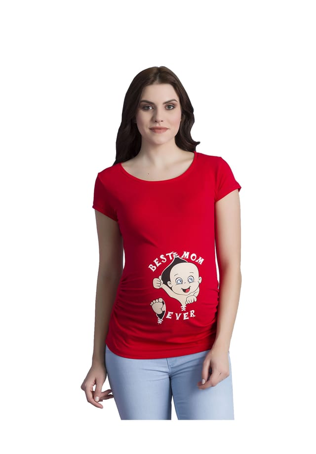 Рубашка для беременных «Лучшая мама на свете» с мотивом M.M.C., красный
Рубашка для беременных «Лучшая мама на свете» с мотивом M.M.C., красный