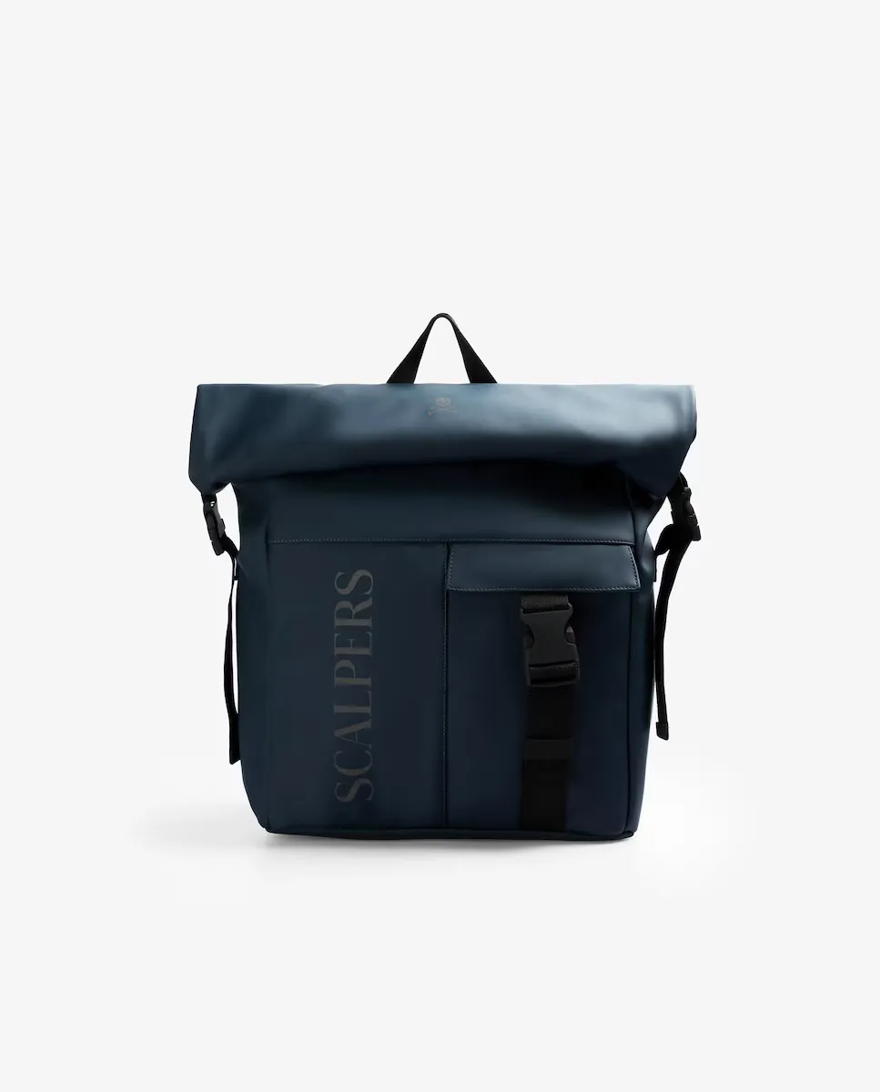 Мужской рюкзак с регулируемой застежкой на пряжки и карманами Scalpers, темно-синий
Мужской рюкзак с регулируемой застежкой на пряжки и карманами Scalpers, темно-синий