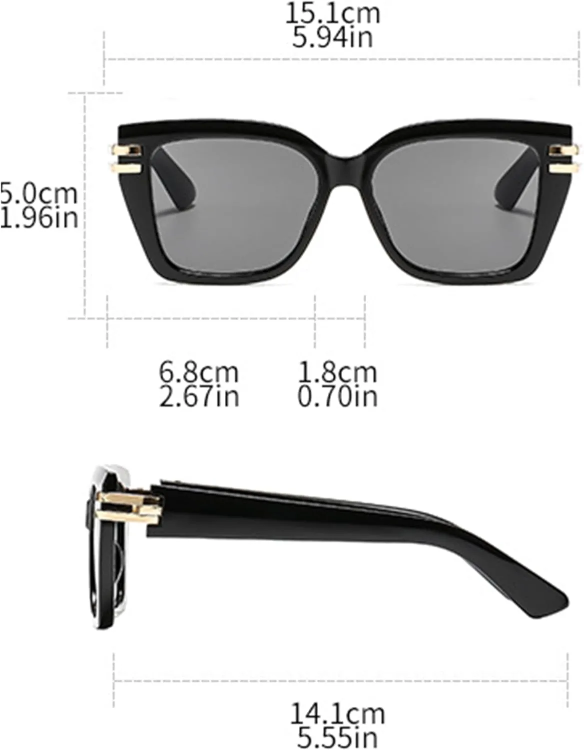 bullabulling Модные квадратные солнцезащитные очки для женщин в стиле ретро, большие квадратные солнцезащитные очки «кошачий глаз» с защитой от УФ-излучения, 2c
bullabulling Модные квадратные солнцезащитные очки для женщин в стиле ретро, большие квадратные солнцезащитные очки «кошачий глаз» с защитой от УФ-излучения, 2c