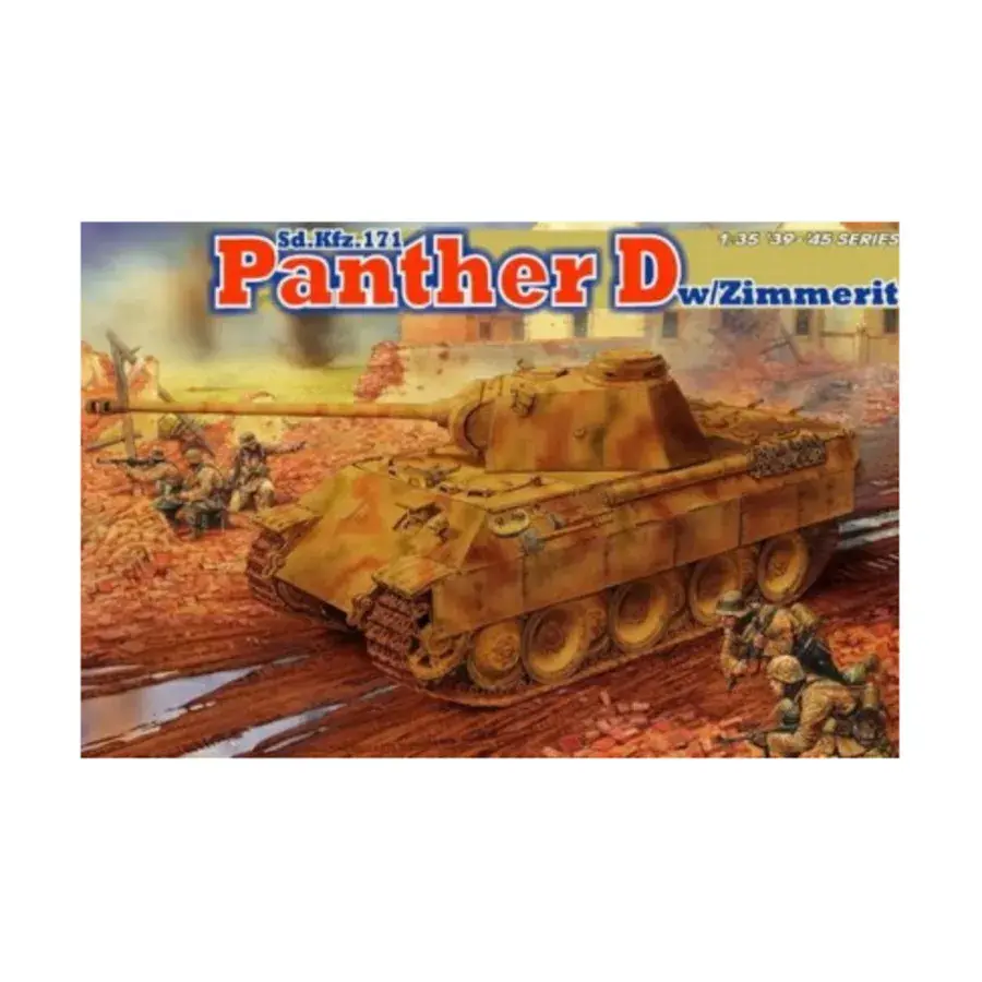 Sd.Kfz. 171 Танк Panther D с Циммеритом, Dragon Models - '39 to '45 Series - Germany (1:35)
Sd.Kfz. 171 Танк Panther D с Циммеритом, Dragon Models - '39 to '45 Series - Germany (1:35)