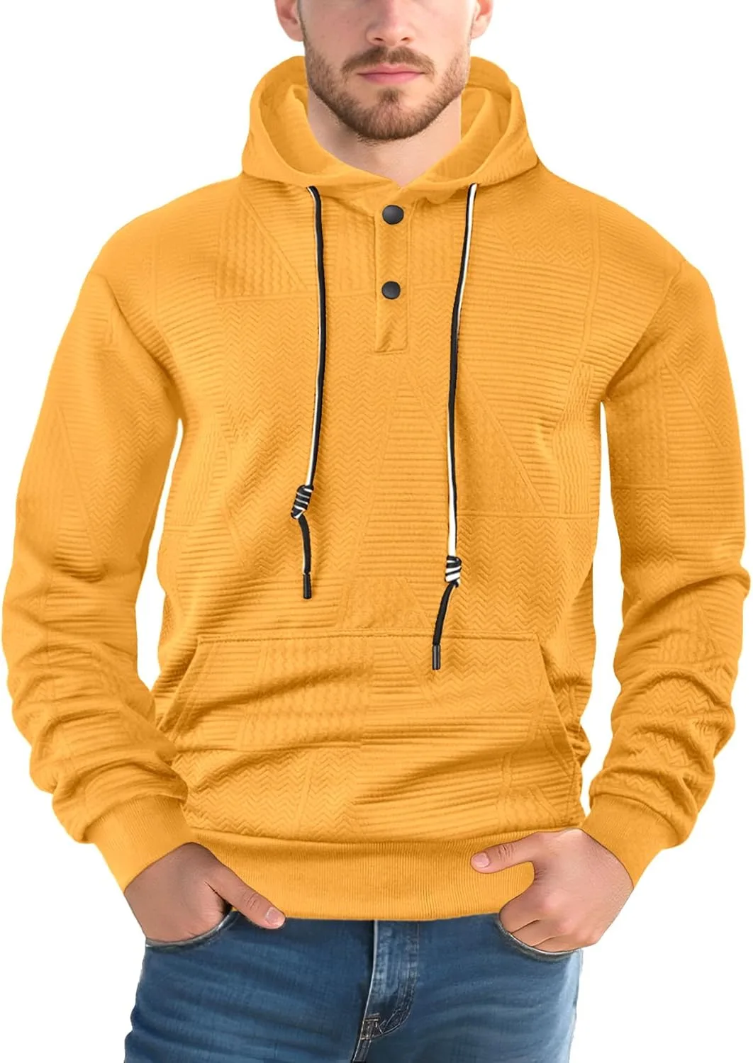 Мужской худи Slim Fit с длинными рукавами и шнурком
Мужской худи Slim Fit с длинными рукавами и шнурком