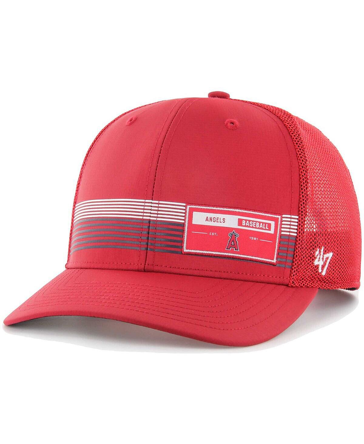 Мужская красная регулируемая шапка с дальномером Los Angeles Angels Brrr Trucker '47 Brand
Мужская красная регулируемая шапка с дальномером Los Angeles Angels Brrr Trucker '47 Brand