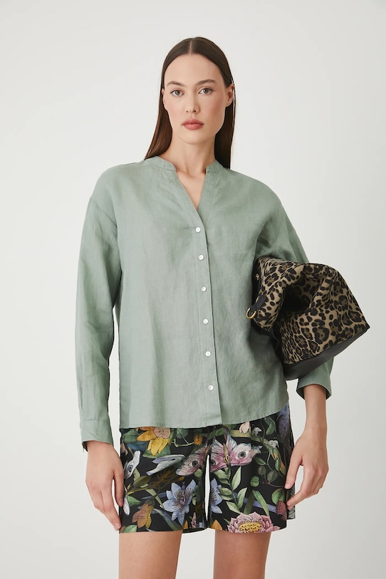 Льняная блузка Medicine, зеленый
Льняная блузка Medicine, зеленый