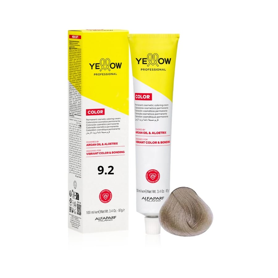 ALFAPARF YELLOW Краска для волос 9.2 - Очень светлый фиолетовый блондин - 100 мл - НОВИНКА
ALFAPARF YELLOW Краска для волос 9.2 - Очень светлый фиолетовый блондин - 100 мл - НОВИНКА