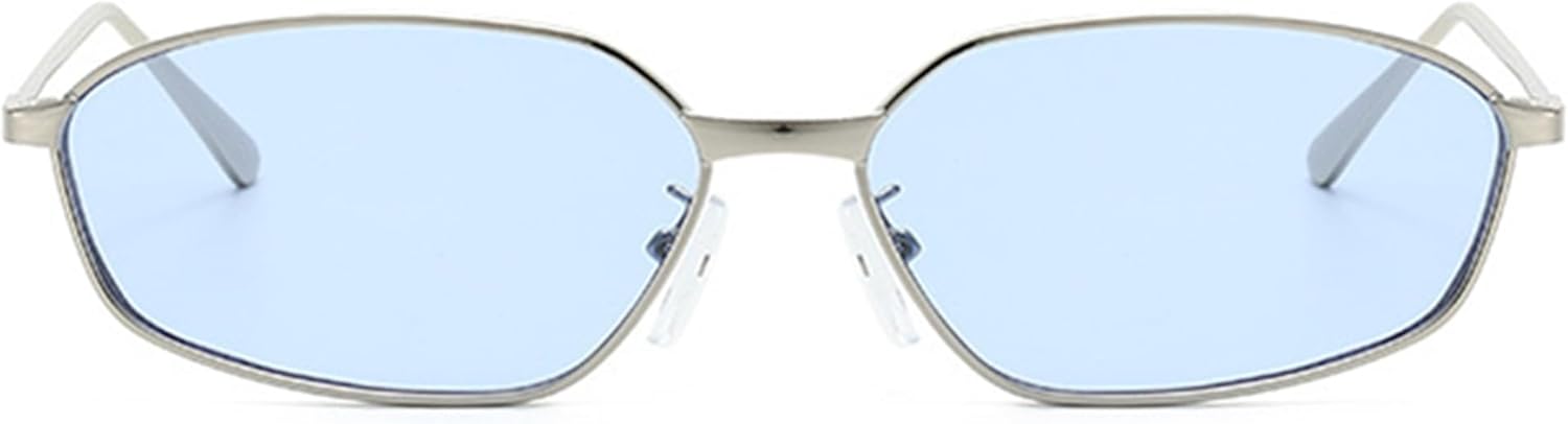 Солнцезащитные очки Bullabulling в стиле ретро, овальные, для женщин и мужчин, винтажный стиль 90-х, шестиугольные, модные, маленькие, металлические, защита от ультрафиолета UV400, Silvery Blue
Солнцезащитные очки Bullabulling в стиле ретро, овальные, для женщин и мужчин, винтажный стиль 90-х, шестиугольные, модные, маленькие, металлические, защита от ультрафиолета UV400, Silvery Blue