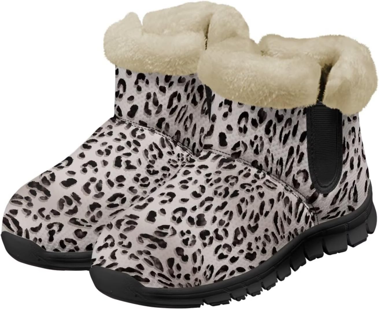 Женские и мужские зимние ботинки с теплой плюшевой подкладкой, утепленные ботильоны с противоскользящей подошвой для улицы, удобная зимняя обувь для повседневных поездок Noprintge, Leopard Print
Женские и мужские зимние ботинки с теплой плюшевой подкладкой, утепленные ботильоны с противоскользящей подошвой для улицы, удобная зимняя обувь для повседневных поездок Noprintge, Leopard Print