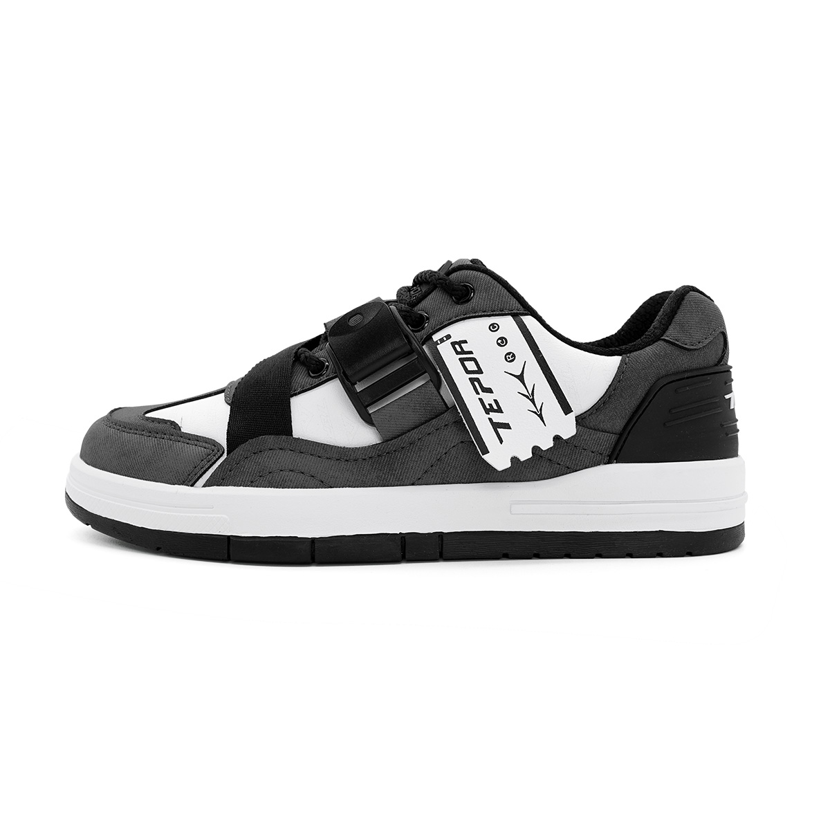 Кроссовки для скейтбординга мужские, низкие, серые TEPOR, Black
Кроссовки для скейтбординга мужские, низкие, серые TEPOR, Black