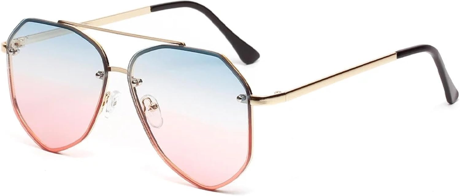 Ретро круглые солнцезащитные очки для мужчин и женщин, роскошные металлические винтажные многоугольные солнцезащитные очки с золотистым покрытием, защита от УФ-излучения UV400 TKKTLLT, Blue Pink
Ретро круглые солнцезащитные очки для мужчин и женщин, роскошные металлические винтажные многоугольные солнцезащитные очки с золотистым покрытием, защита от УФ-излучения UV400 TKKTLLT, Blue Pink