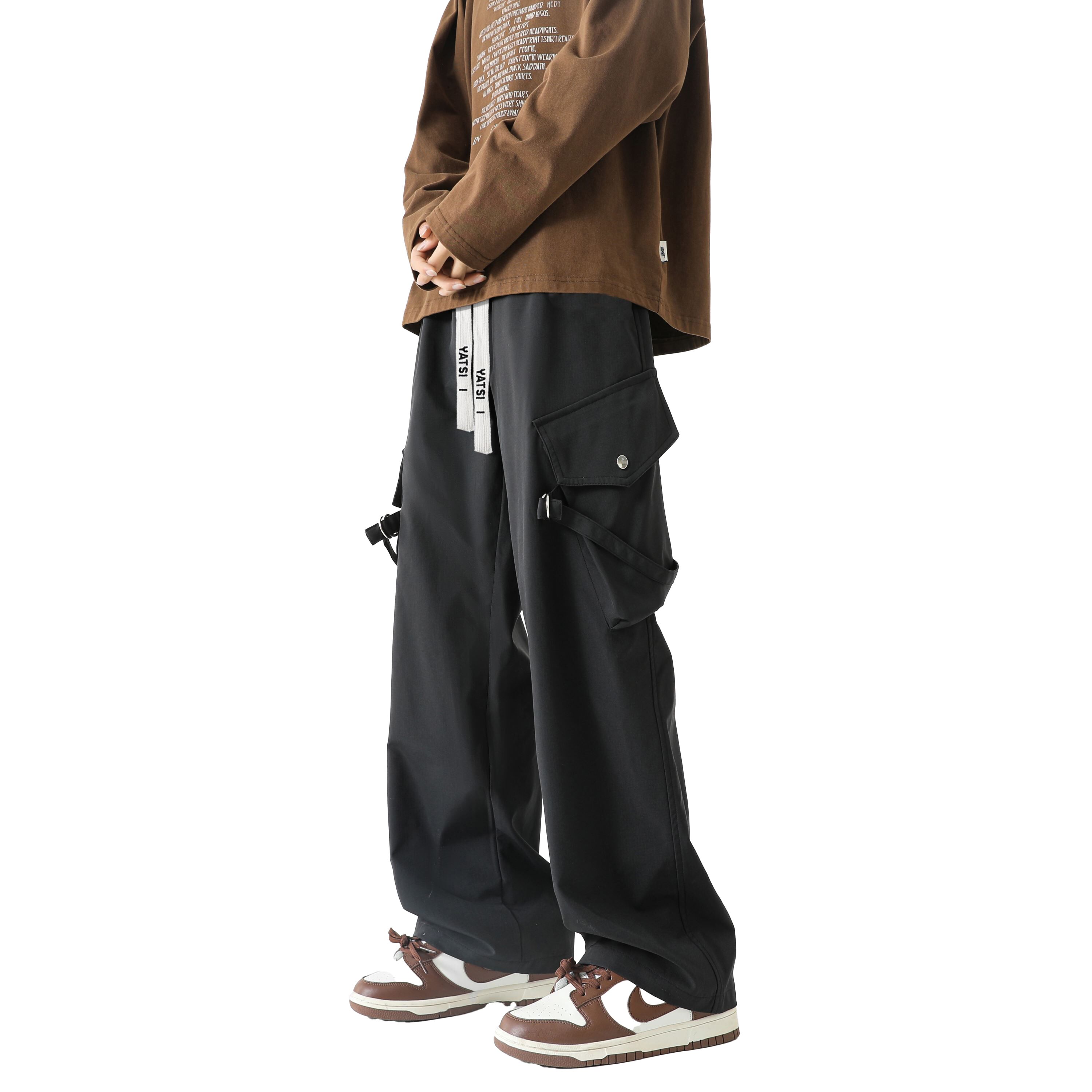 Повседневные брюки Unisex YATSI, черный
Повседневные брюки Unisex YATSI, черный