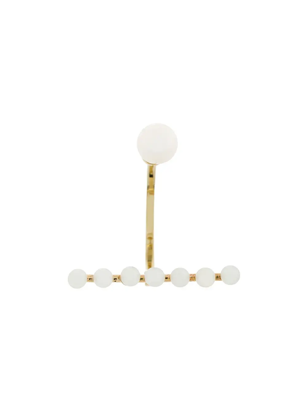 Серьга Gold Vein из желтого золота с жемчугом Delfina Delettrez, металлик
Серьга Gold Vein из желтого золота с жемчугом Delfina Delettrez, металлик