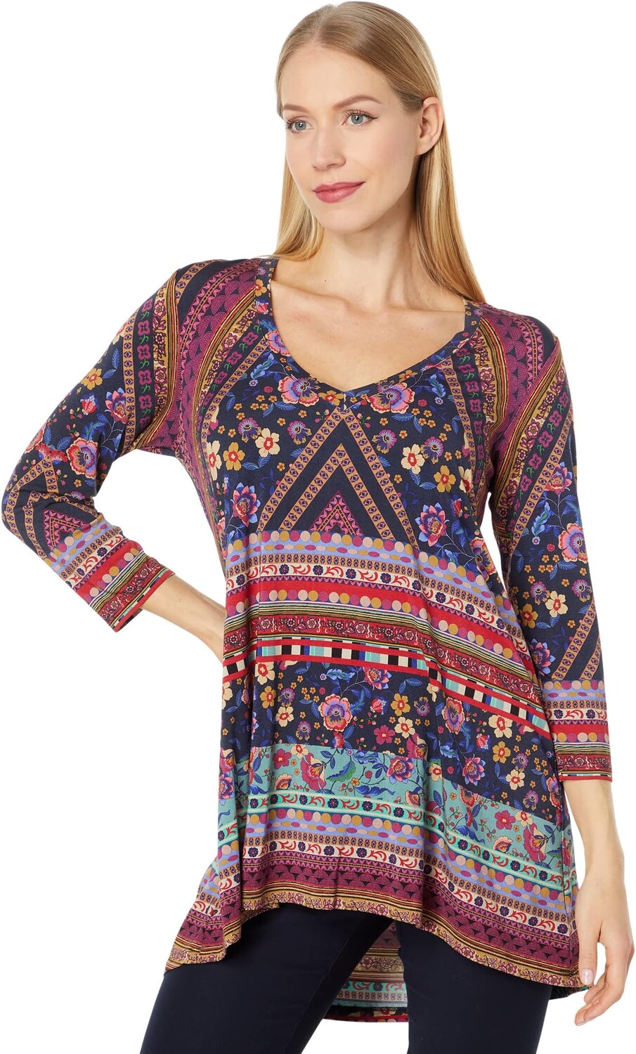 Пуловер Johnny Was Cruz V-Neck Swing Tunic, разноцветный
Пуловер Johnny Was Cruz V-Neck Swing Tunic, разноцветный