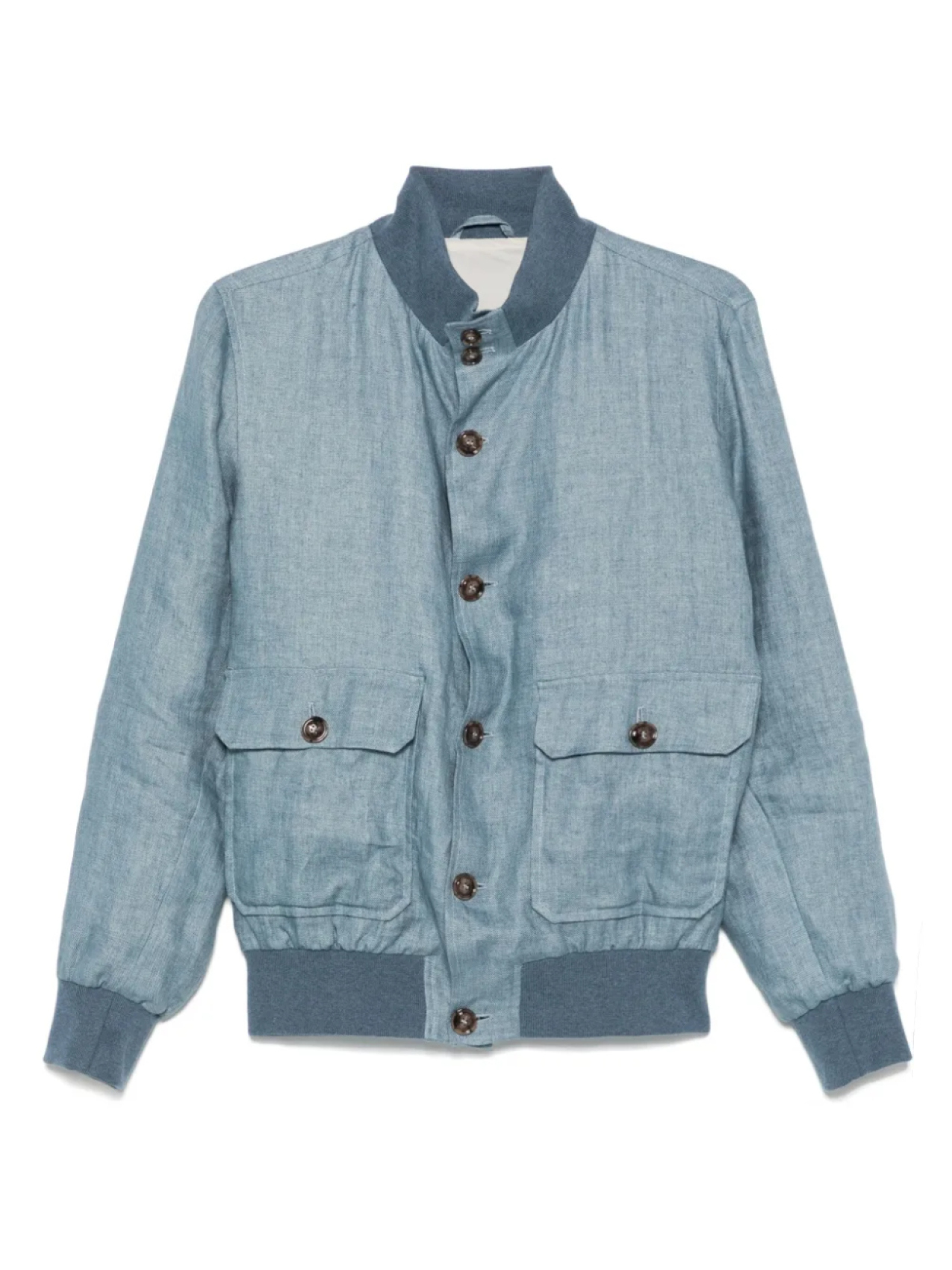 Льняная куртка-бомбер Barba, синий
Льняная куртка-бомбер Barba, синий