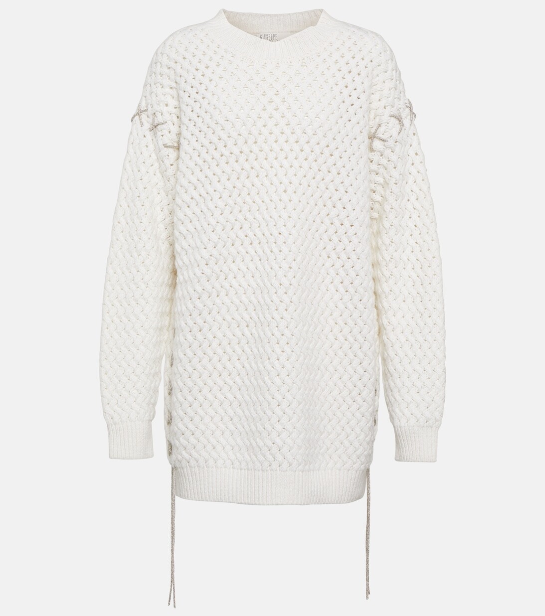 Мини-платье из шерсти и кашемира GIUSEPPE DI MORABITO, нейтральный 
Мини-платье из шерсти и кашемира GIUSEPPE DI MORABITO, нейтральный