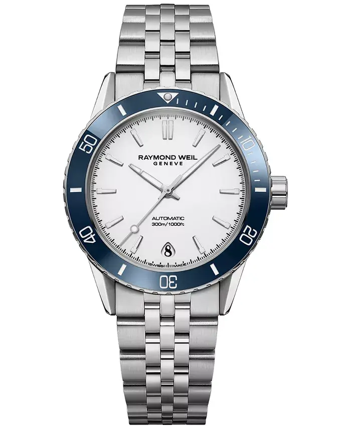 Женские часы Freelancer Diver с белым циферблатом и браслетом, 36 мм Raymond Weil
Женские часы Freelancer Diver с белым циферблатом и браслетом, 36 мм Raymond Weil