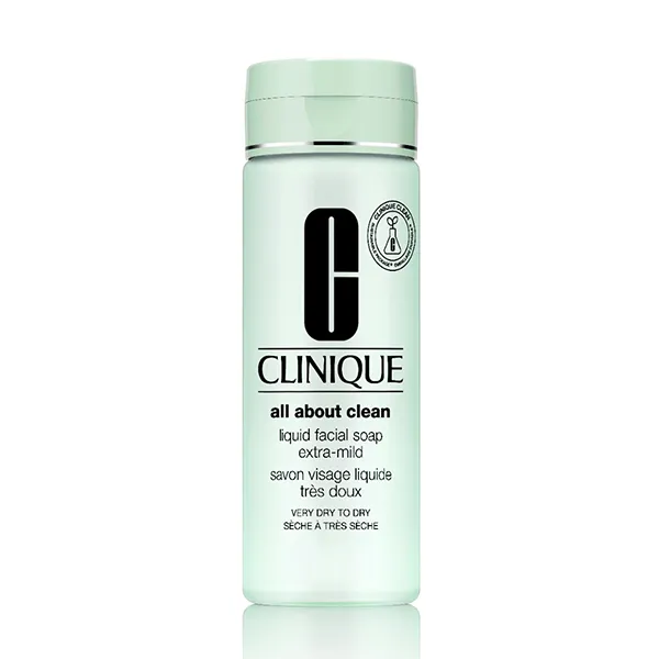Нежное мыло для лица для сухой и очень сухой кожи Liquid Facial Soap Extra-Mild Clinique, 200 ml
Нежное мыло для лица для сухой и очень сухой кожи Liquid Facial Soap Extra-Mild Clinique, 200 ml