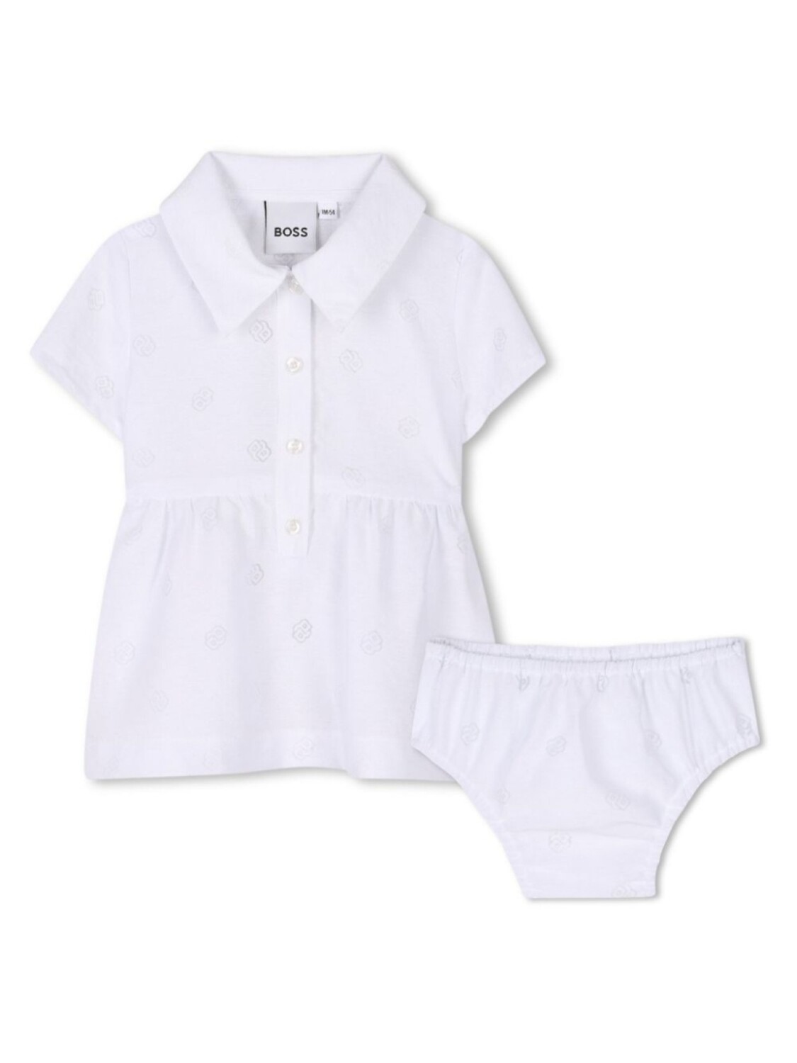 Платье на пуговицах BOSS Kidswear, белый
Платье на пуговицах BOSS Kidswear, белый