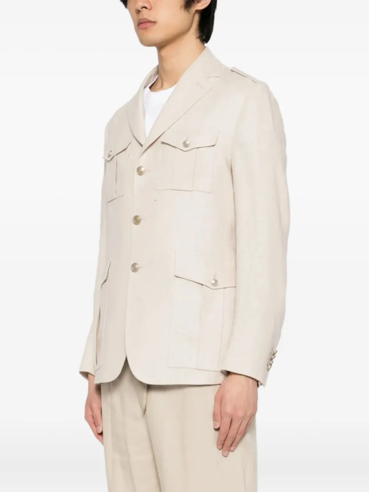 Блейзер с карманом-клапаном на пуговицах Eleventy, нейтральный
Блейзер с карманом-клапаном на пуговицах Eleventy, нейтральный