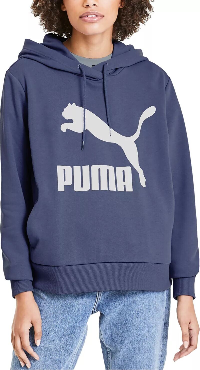 Женская классическая худи с логотипом Puma
Женская классическая худи с логотипом Puma