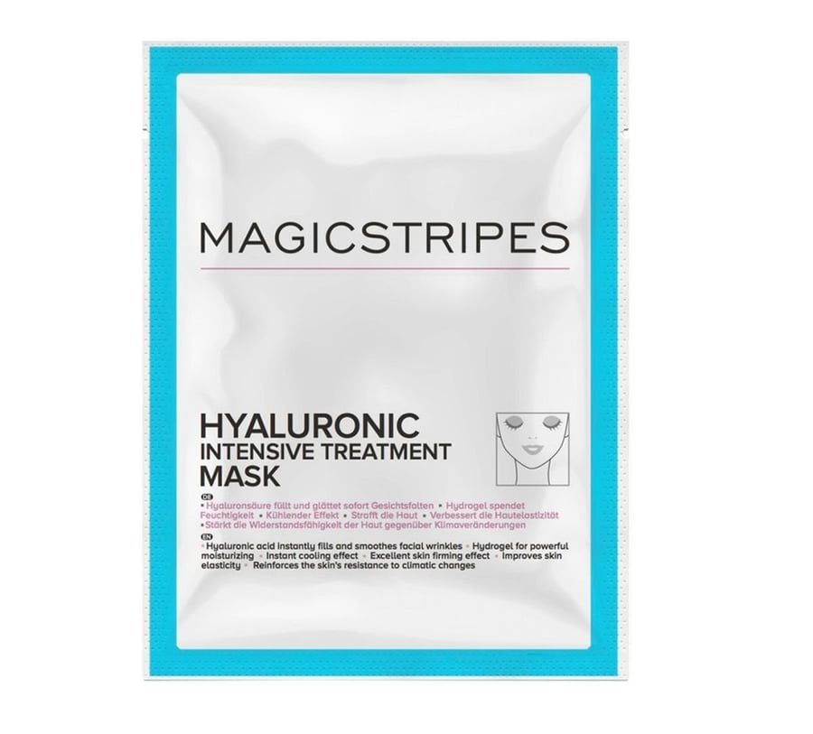 Magicstripes, Hyaluronic Intensive Treatment Mask, маска для лица с гиалуроновой кислотой, 1 шт.
Magicstripes, Hyaluronic Intensive Treatment Mask, маска для лица с гиалуроновой кислотой, 1 шт.